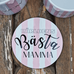 Glasunderlägg Bästa Mamma