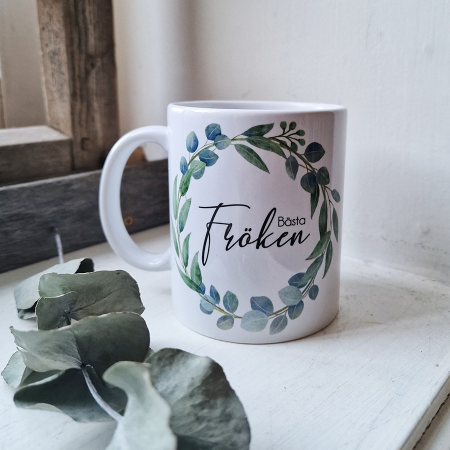 Mugg Bästa fröken