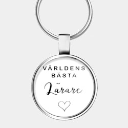 Nyckelring Världens bästa Lärare