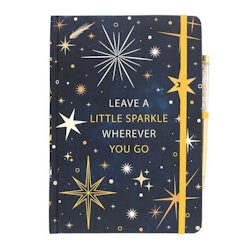 Anteckningsbok Sparkle penna