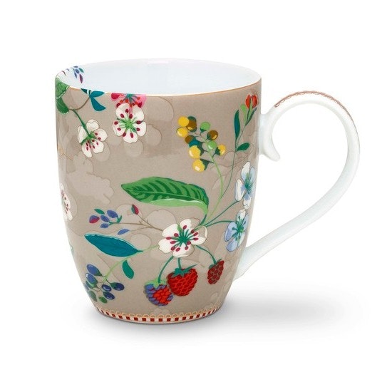 Mugg Hummingbirds XL khaki-PIP STUDIO