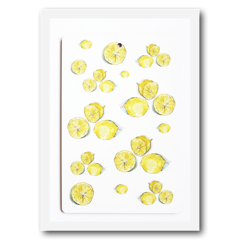 Skärbräda lemon-I LOVE DESIGN