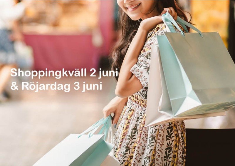 Shoppingkväll 2 juni & Röjardaga 3 juni