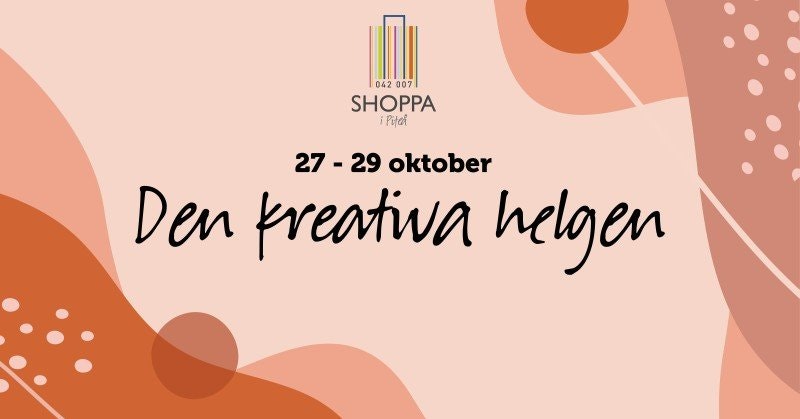 Kreativa helgen 27 - 29 okt