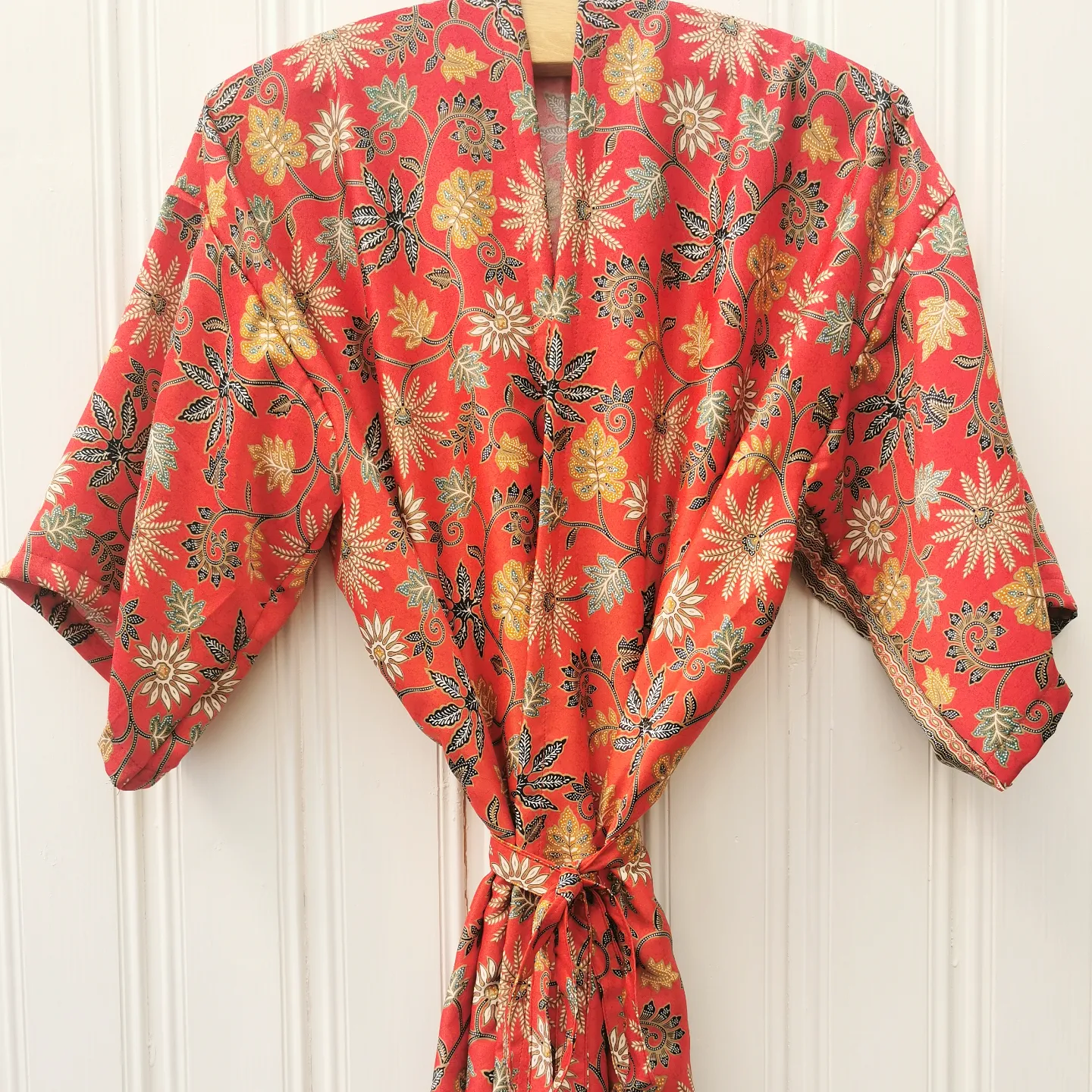 Kimono klarröd