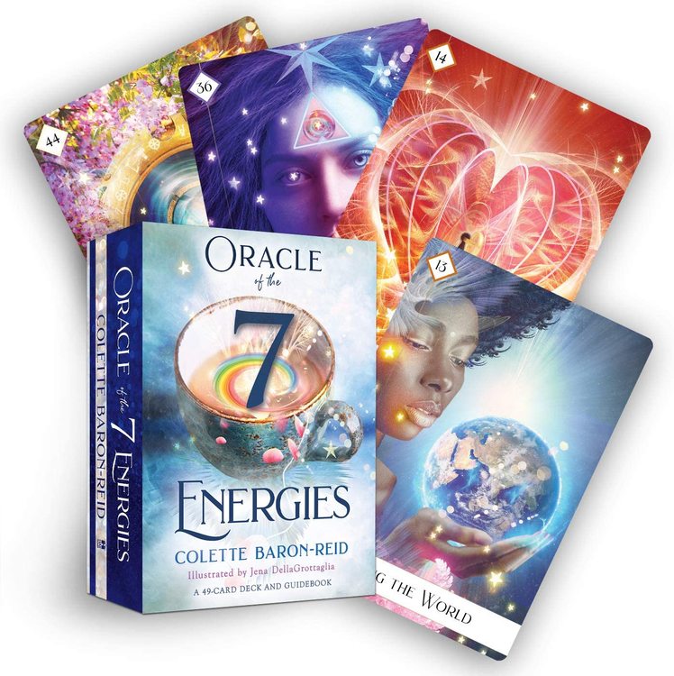 Oracle of the 7 energies, med guidebok på Engelska