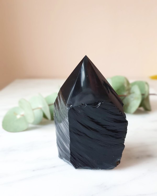 Svart Obsidian, spets, välj din favorit
