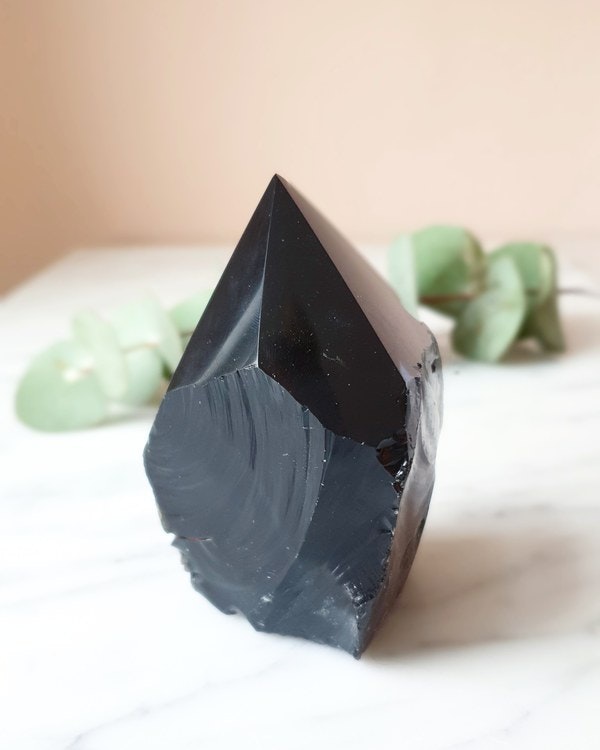 Svart Obsidian, spets, välj din favorit