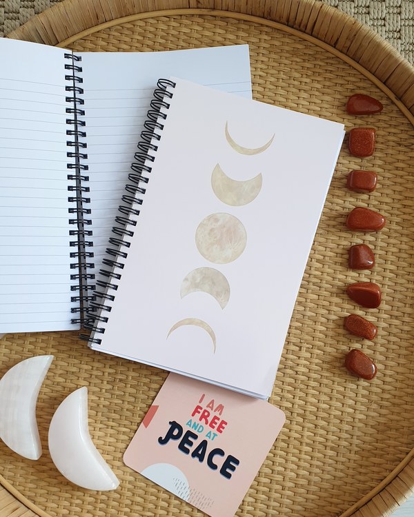Moonphases notebook A5