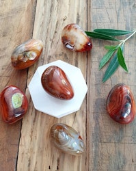 Röd bandad agat/ sardonyx