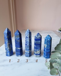 Lapis Lazuli, polerad spets välj din favorit