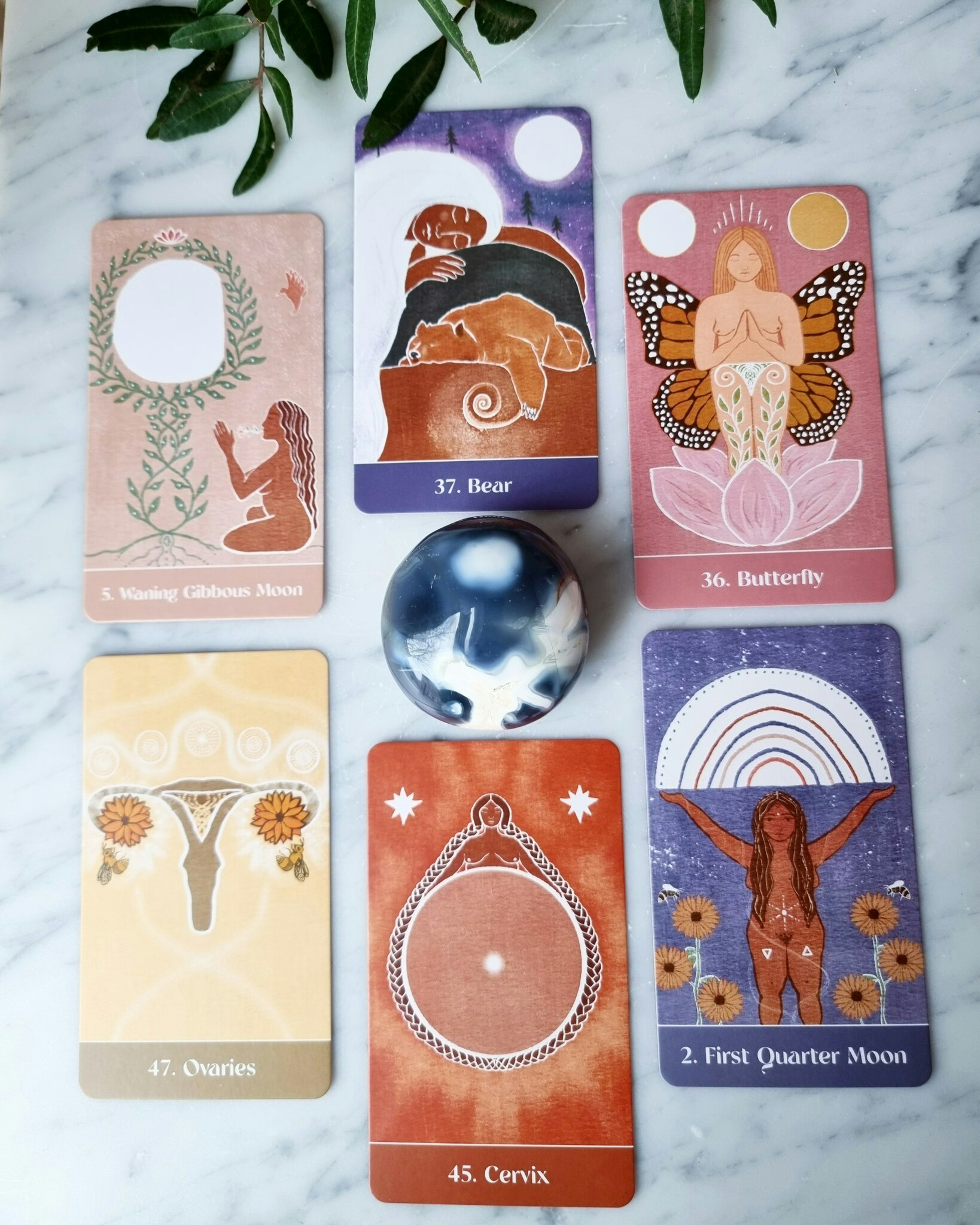 The Sacred Cycles oracle cards