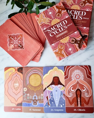 The Sacred Cycles oracle cards