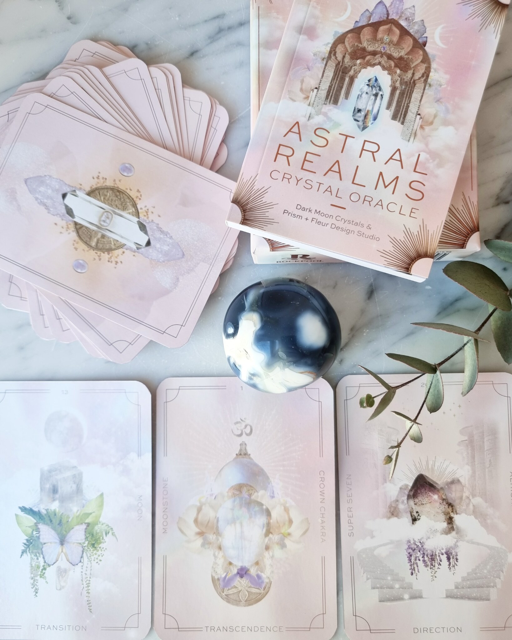 Astral realms crystal oracle cards