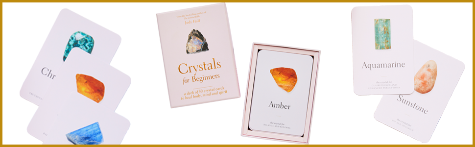 Crystals for Beginners cards, Judy Hall