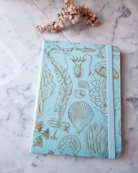 Journal - Blue Gold Ocean - Skrivbok