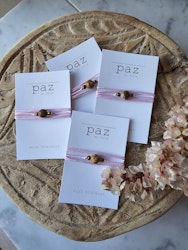 Wish bracelet, Bildjaspis (rosa band)