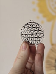 Flower of life (rund) | Silver | Berlock | ca 47mm
