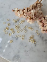 Bindring, guld 6mm 10-pack