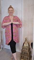 Kimono Rosa från Indien