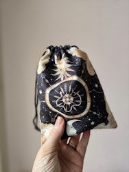 Tarotkortspåse (Måne & sol)