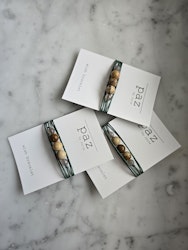 Wish bracelet | bildjaspis & agat | mörkgrön