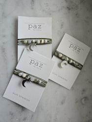 Wish bracelet | trädagat & måne | grön