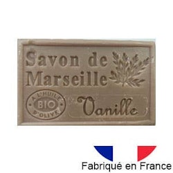 Savon de Marseille with Organic Olive Oil - Vanilla Fragrance