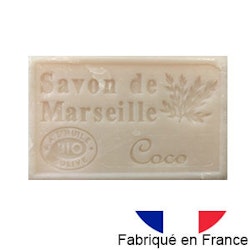 Savon de Marseille with Organic Olive Oil - Coconut Fragrance
