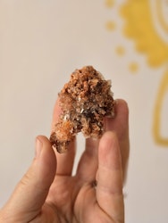 Creedite, durango Mexico, kluster nr 1A (sällsynt kvalité med fluorit)