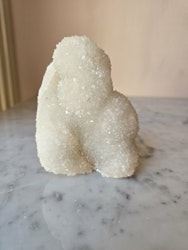 Stor stalaktit i kalcedon med bergkristall, ca 880gram