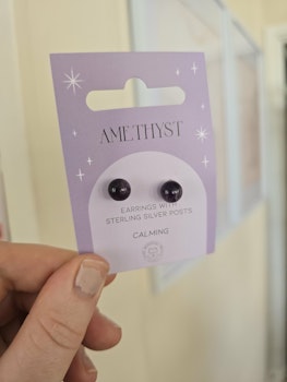 Örhängen | studs | Ametist