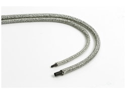 Stålomspunnen slang 2,0mm ytter diameter