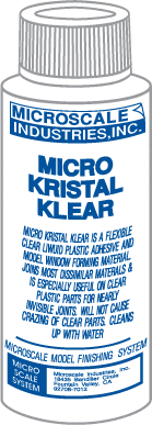 Micro Kristal Clear / Glue clear parts