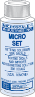 Micro Set / setting solution for decals
