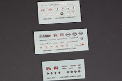 Nissan GTR R33 Metal Logo 1/24
