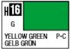 Aqueous Hobby Colors  (10 ml) Yellow Green