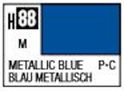 Aqueous Hobby Colors  (10 ml) Metallic Blue
