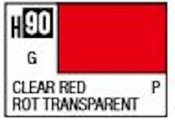 Aqueous Hobby Colors  (10 ml) Clear Red