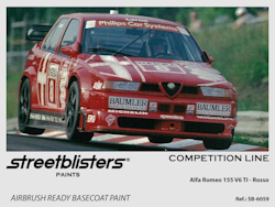 Alfa Romeo 155 V6 TI Röd - 1x30ml