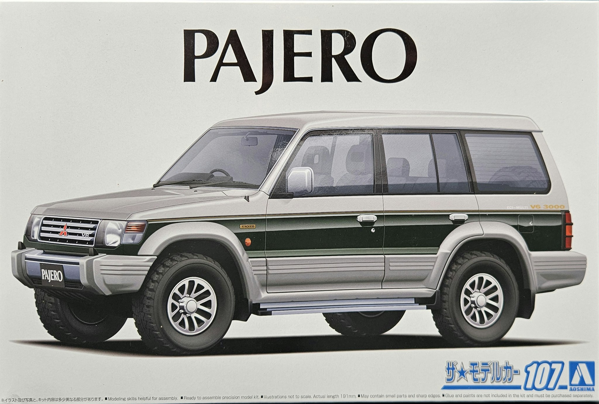 MITSUBISHI V43W PAJERO SUPER EXCEED 1991