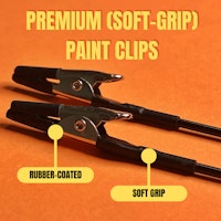 NINESTEPS Premium Soft Grip Painting Clips (15)