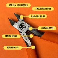 NINESTEPS Premium Side Cutter / Nipper (Super Slim Jaw)