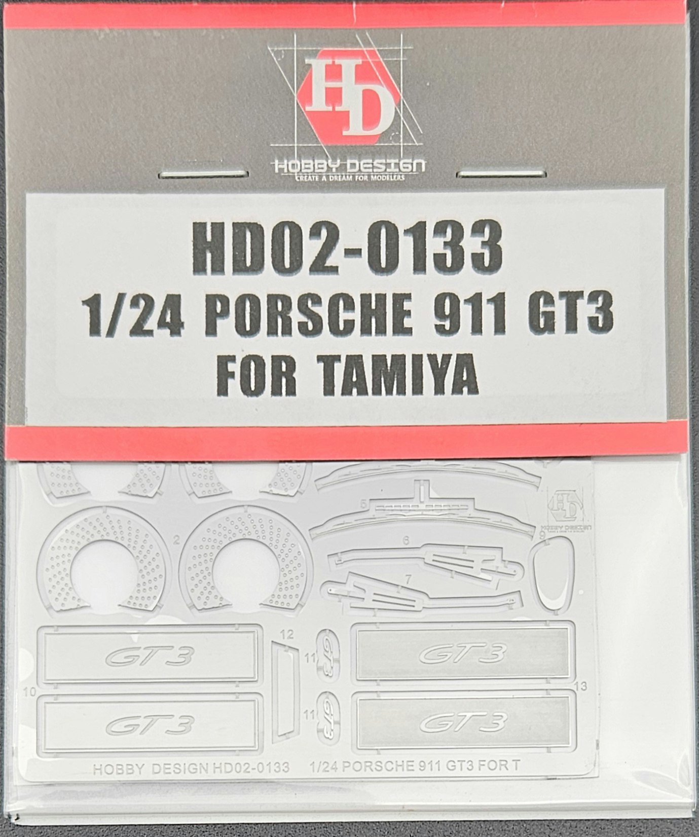 Detalj kit PORSCHE 911 GT3 TAMIYA