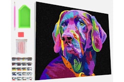 Diamond art Hund 30x40cm