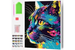 Diamond art Katt 30x40cm