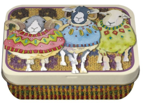 SHEEP IN SWEATERS - MINI RECTANGULAR TIN (ASK)