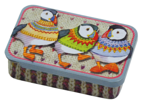 WOOLLY PUFFINS - POCKET TIN (ASK)