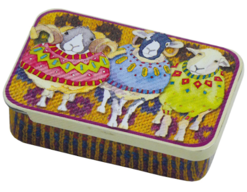 WOOLLY SHEEP IN SWEATERS - POCKET TIN (ASK)