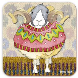 WOOLLY SHEEP SINGLE COASTER (UNDERLÄGG)